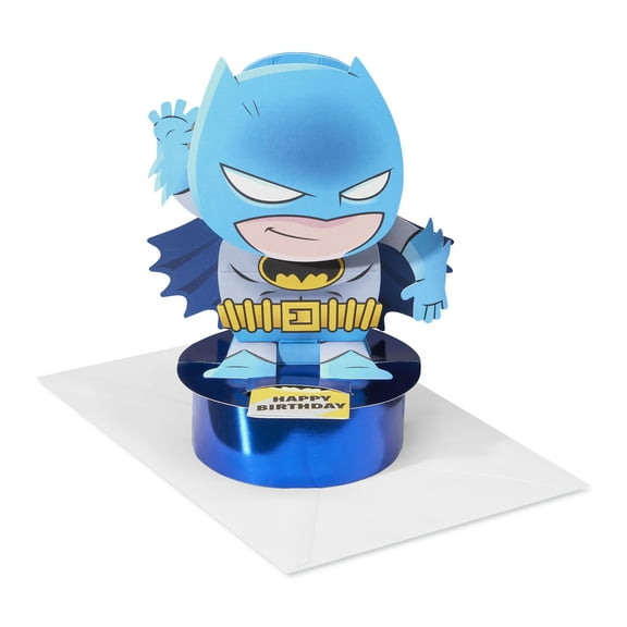 American Greetings Magic Moments Displayable Pop Up Batman Birthday Card (Hope It's Epic)