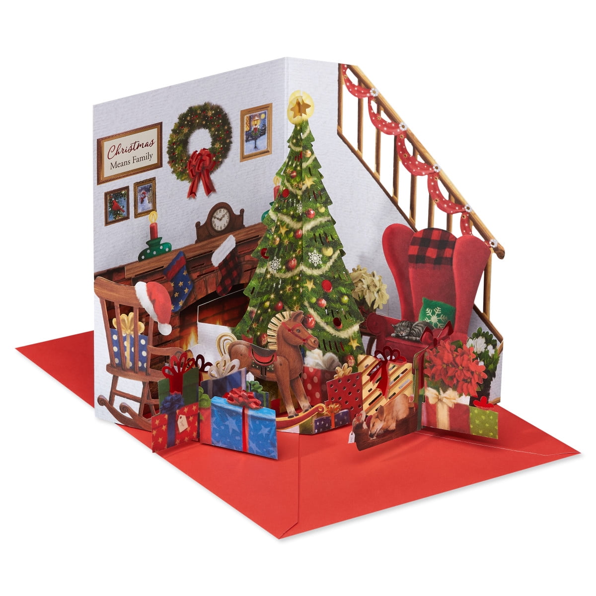 American Greetings Magic Moments Pop Up Christmas Card (Sharing Christmas With You)