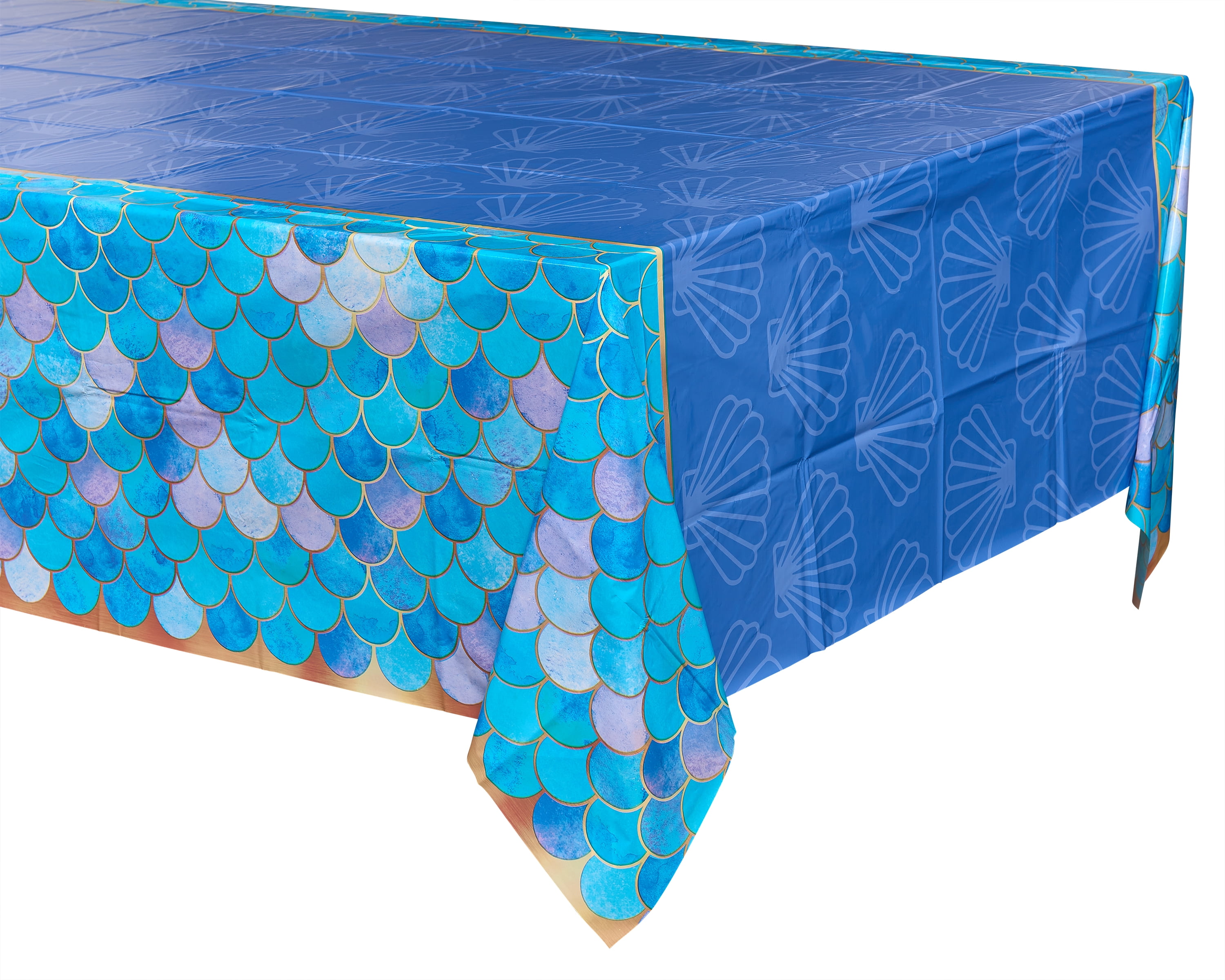 American Greetings Mermaid Party Supplies, Plastic Table Covers (3-Count)