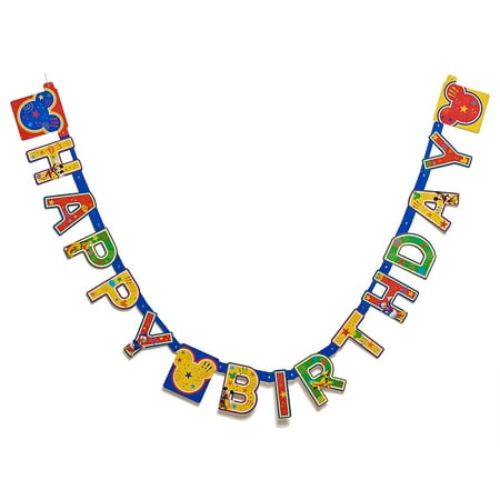 American Greetings Mickey Mouse Clubhouse Party Supplies, Birthday Party Banner, 1-Count