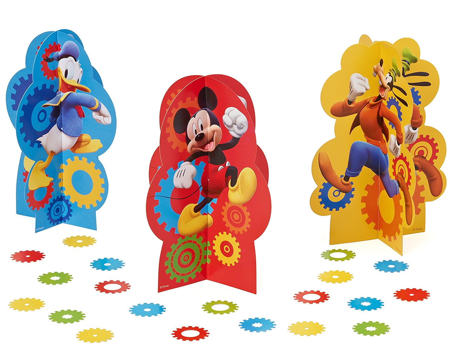 American Greetings Mickey Mouse Clubhouse Party Supplies, Table Decorations, 3-Count