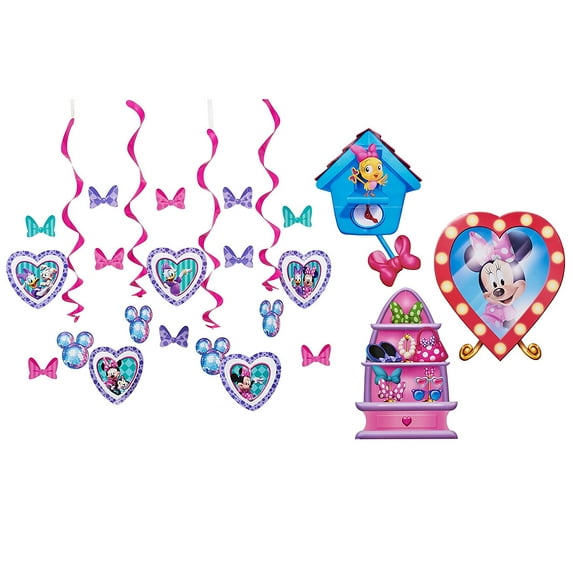 American Greetings Minnie Mouse Party Supplies, Room Decorating Kit, 6-Count