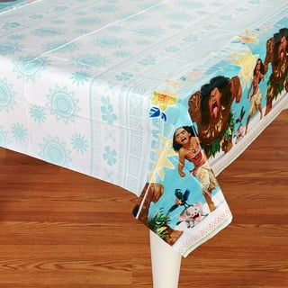 Moana Tableware Party Kit for 24 Guests, Includes Table Covers and Banner