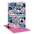 thumbnail image 1 of American Greetings Mother's Day Card for Mom (Blue Floral Pattern), 1 of 3