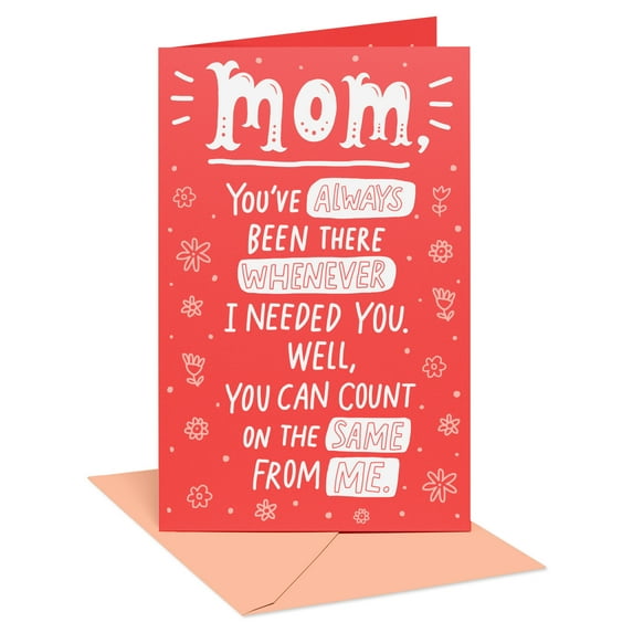 American Greetings Mother's Day Card for Mom (Count on Me)