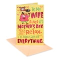 thumbnail image 1 of American Greetings Mother's Day Card for Wife (Bear Delivery Character), 1 of 4