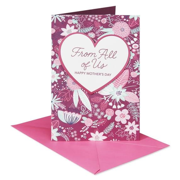 American Greetings Mother's Day Card from Group (Floral Heart)