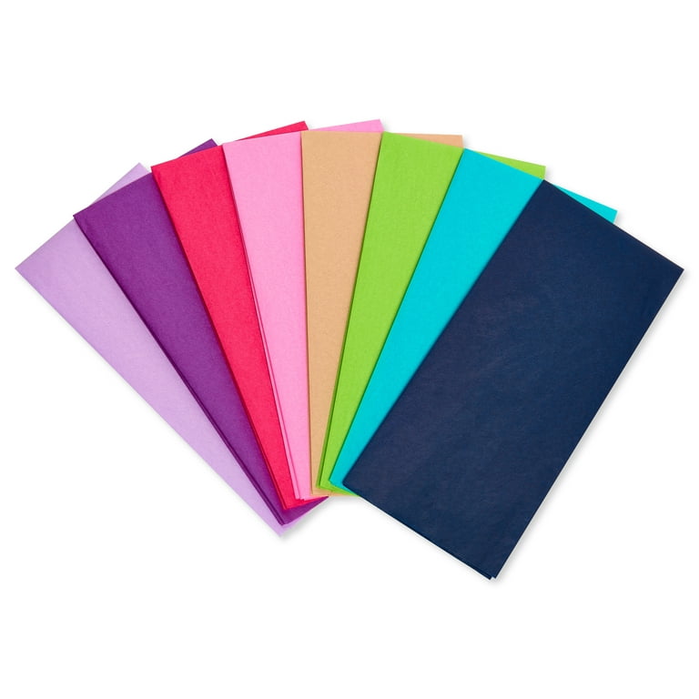 Colored store tissue paper