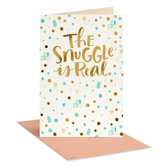 American Greetings New Baby Card (The Snuggle is Real)