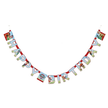American Greetings PAW Patrol Birthday Party Decoration Banner, 6.59 ft.