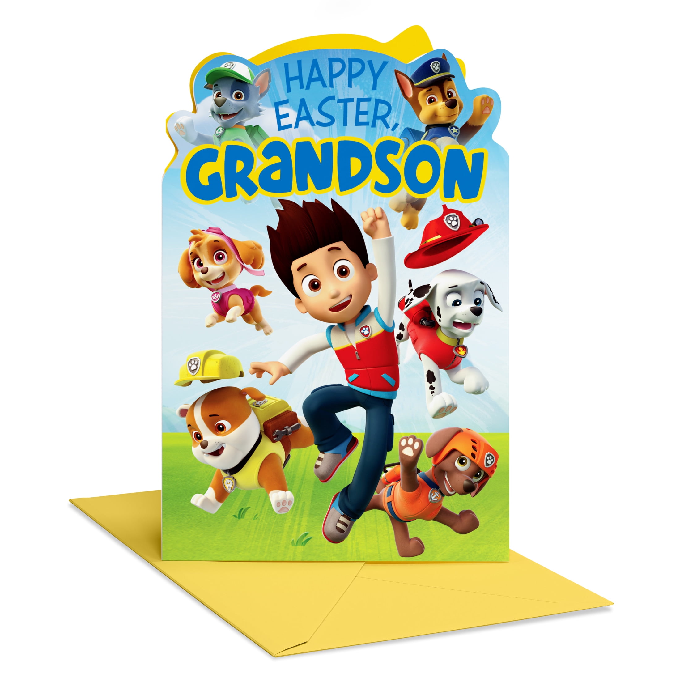 American Greetings PAW Patrol Easter Card for Grandson (Adventure Awaits)