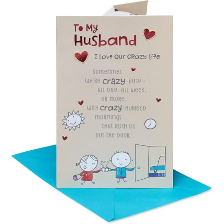 American Greetings Pop Up Birthday Card for Husband (Crazy Life)