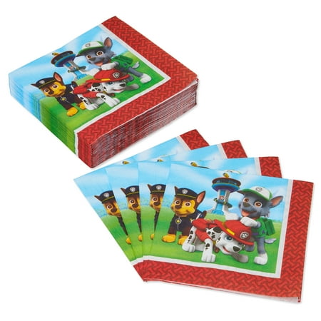 American Greetings Paw Patrol Lunch Napkins, 50-Count