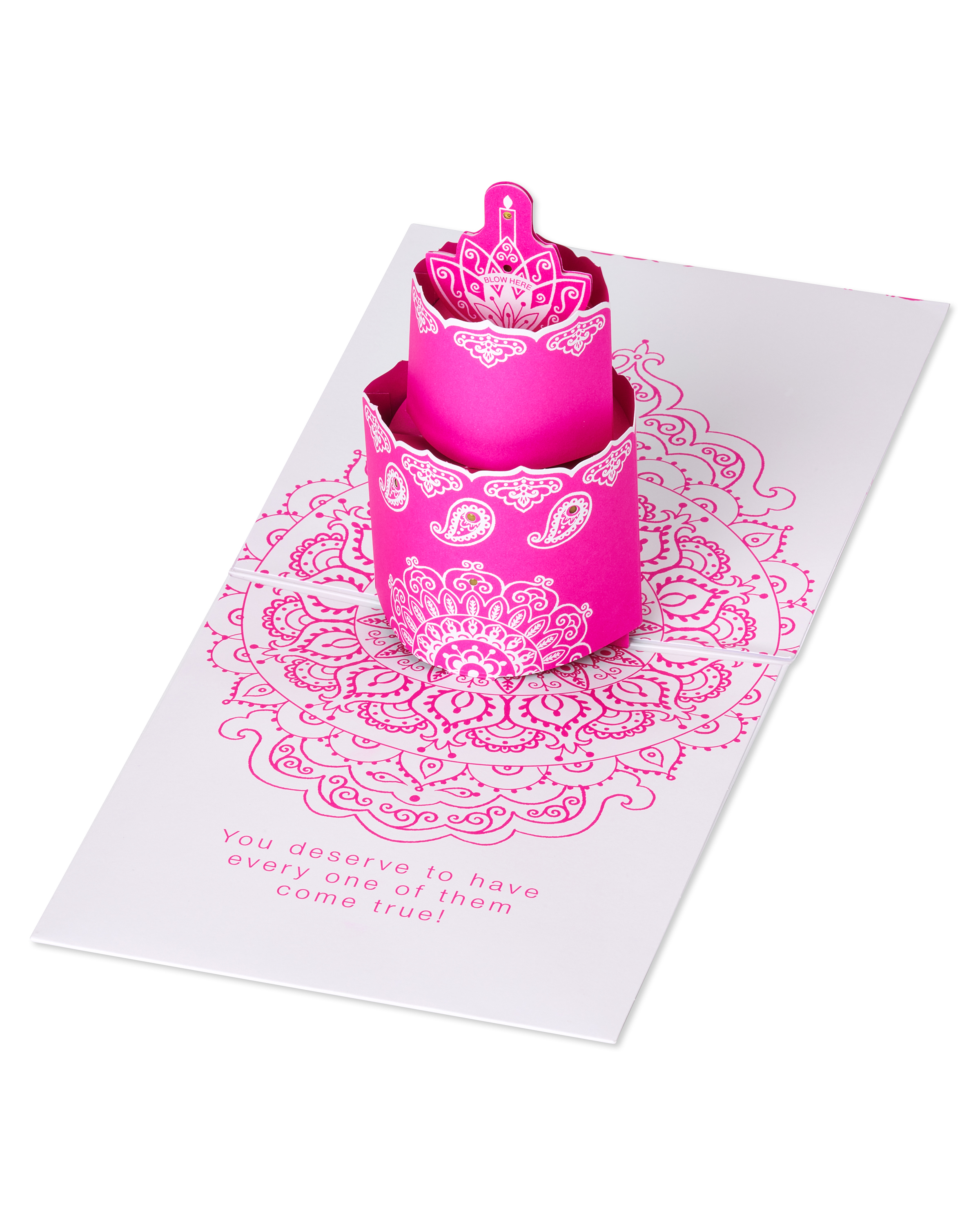 Biglietto Pop-up Tridimensionale Grafica Workshop - Happy Birthday Con Effetto Sorpresa E Busta Inclusa