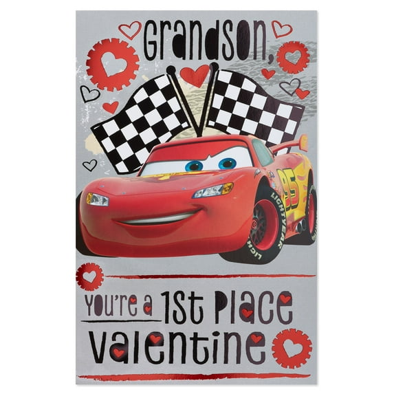 American Greetings Pop Up Valentine's Day Card for Kids (Lightening McQueen)
