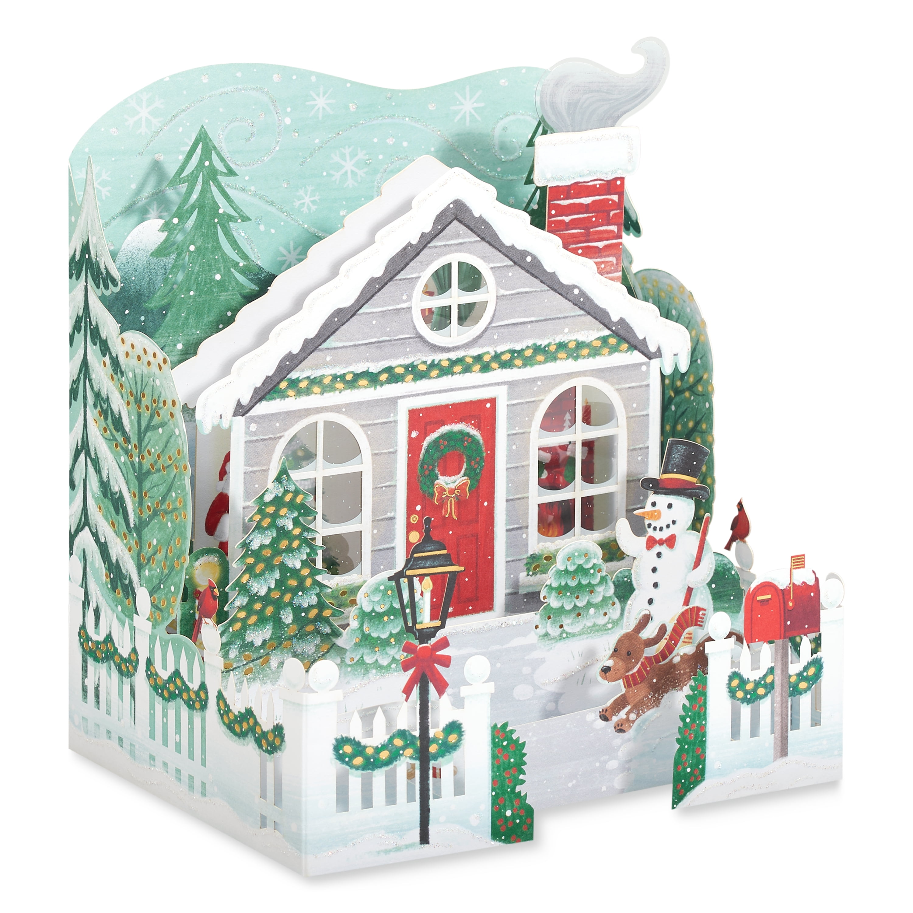 American Greetings Pop-up Christmas Greeting Card for Anyone, (Merry