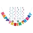 thumbnail image 1 of American Greetings Rainbow Birthday Party Supplies, Banner Kit (7-Pieces), 1 of 3
