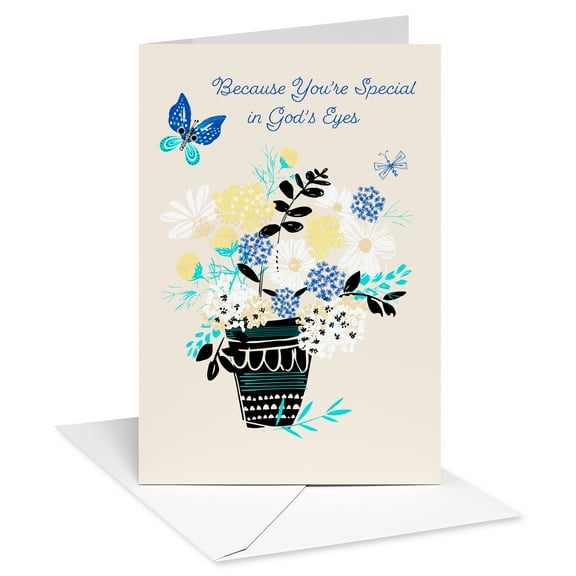 American Greetings Religious Birthday Card (Because You're Special)