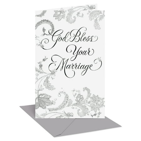 American Greetings Religious Wedding Card for Bride and Groom (God Bless)