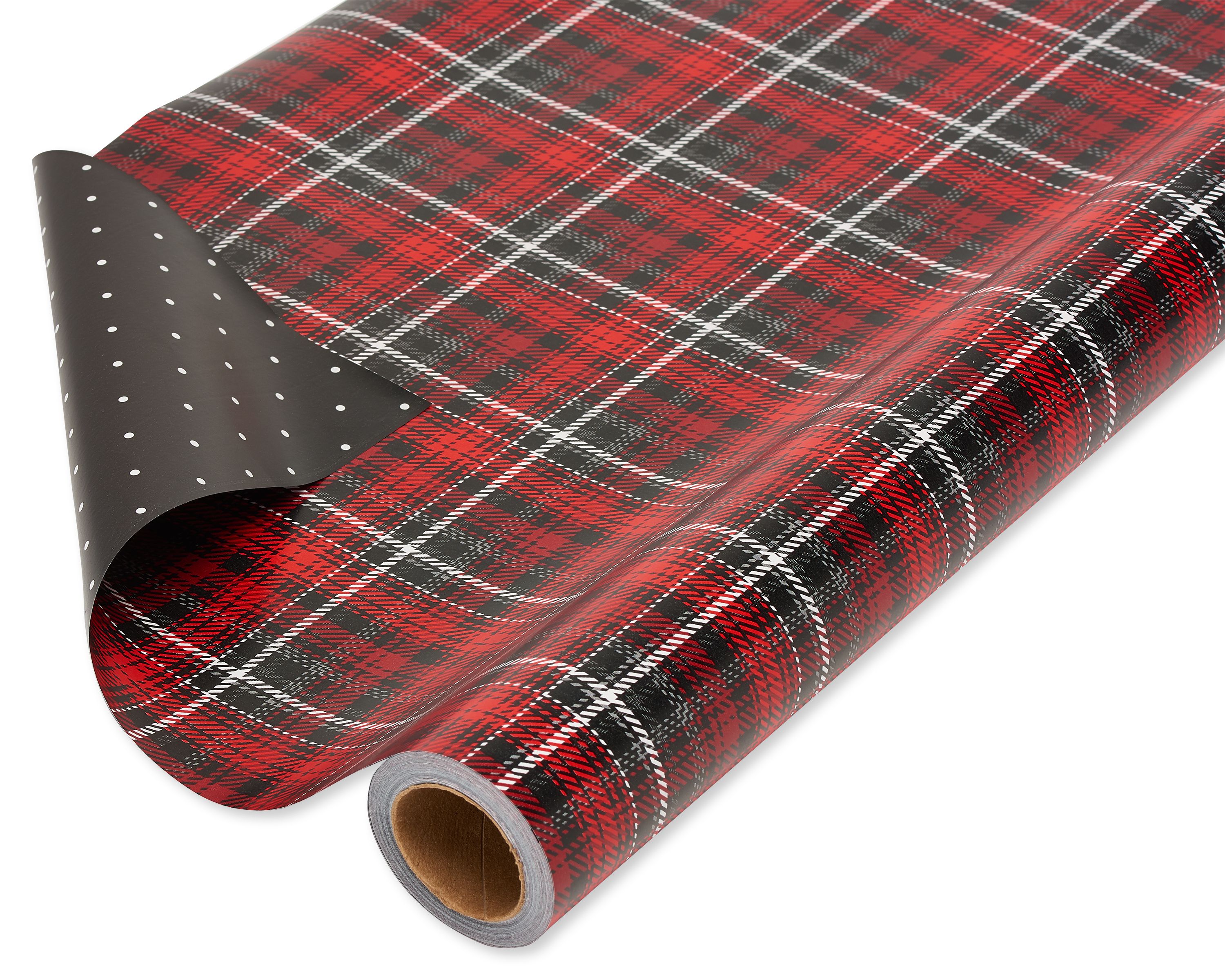 Papyrus Holiday Plaid Wrapping Paper, 30 in. x 9 ft.