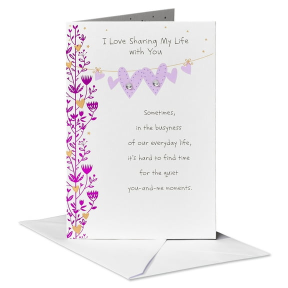American Greetings Romantic Birthday Card for Spouse (Quiet Moments Together)