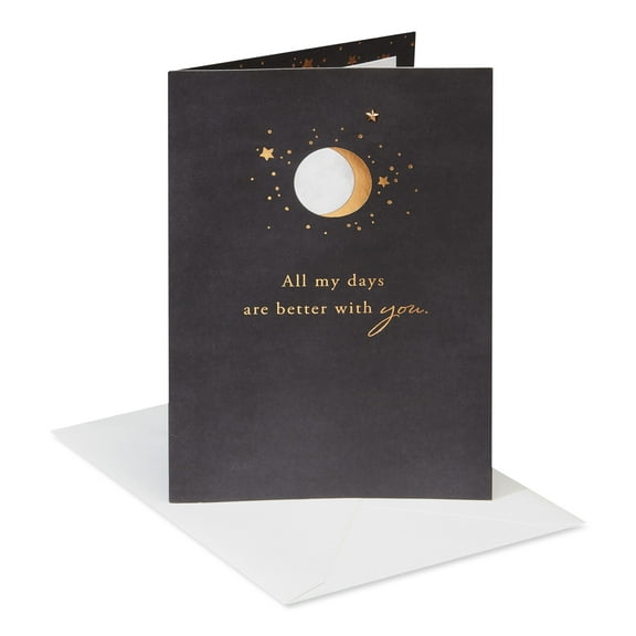 American Greetings Romantic Birthday Card for Spouse (Starry Night)