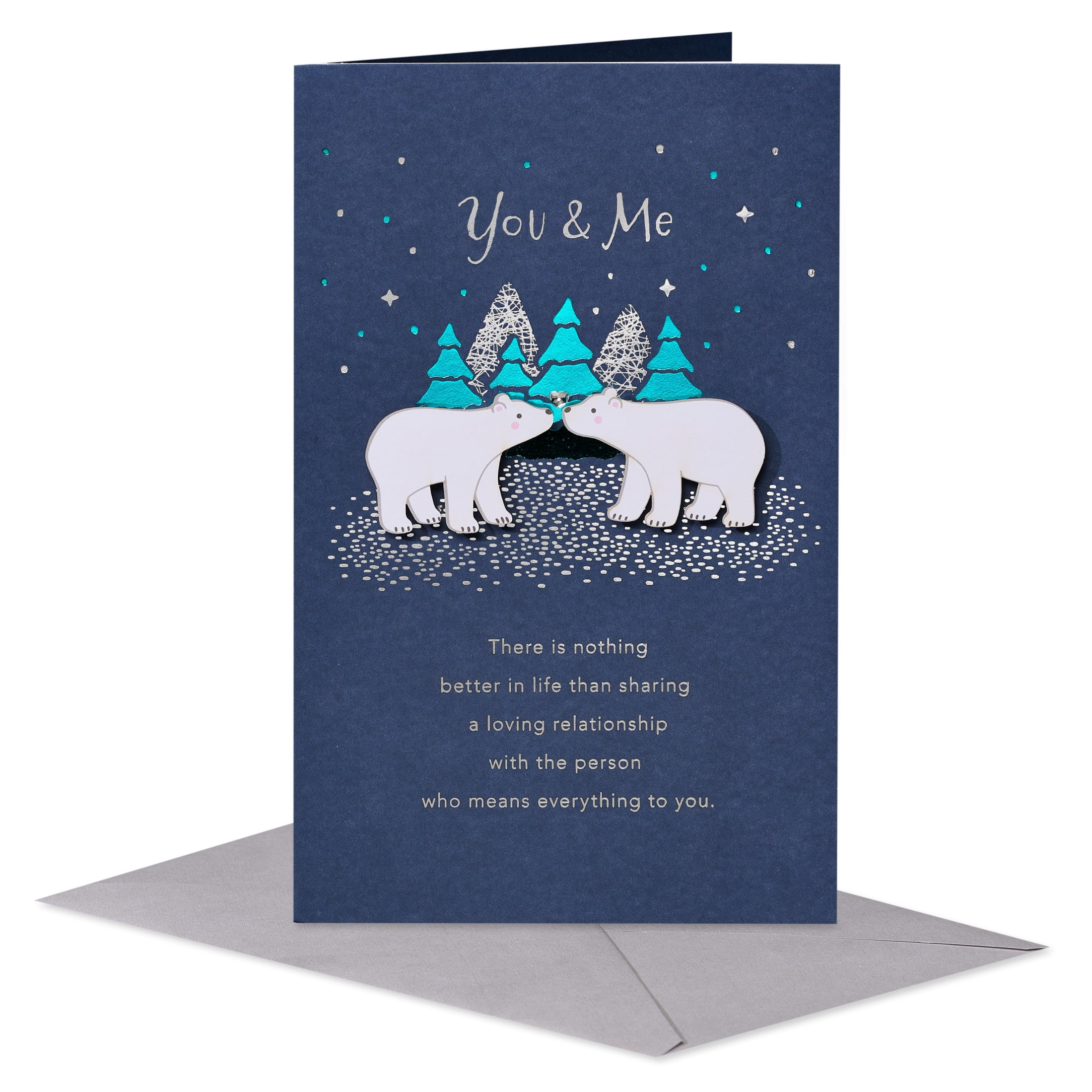 American Greetings Romantic Christmas Card (Lifetime Loving You)