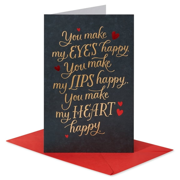 American Greetings Romantic Valentine's Day Card for Partner (Heart Happy)