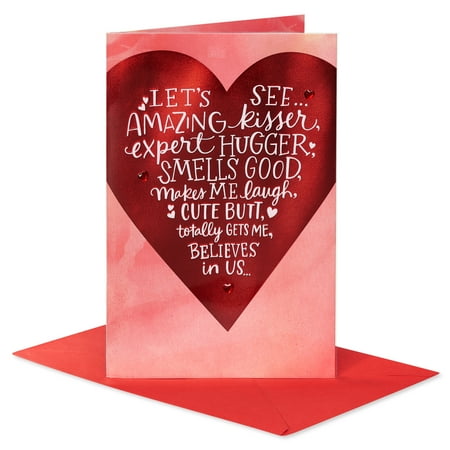 American Greetings Romantic Valentine's Day Card for Partner (You're Everything)