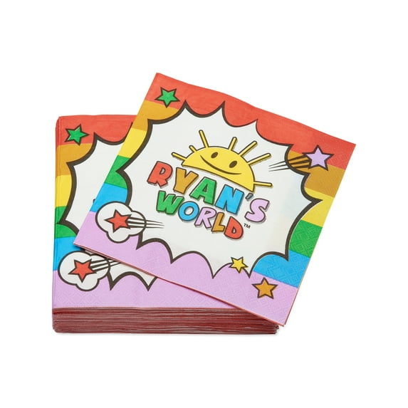 American Greetings Ryan’s World Lunch Napkins, Party Supplies (50-Count)