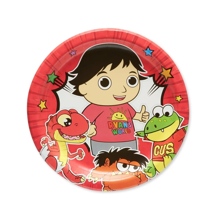 American Greetings Ryan s World Party Supplies Dinner Paper Plates 36 Count Walmart