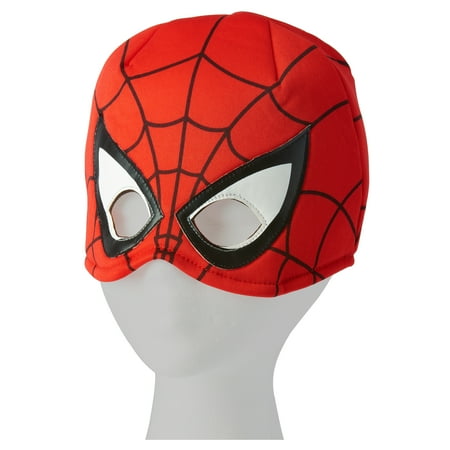 American Greetings Spider-Man Red Fabric Birthday Costume Mask, for Child
