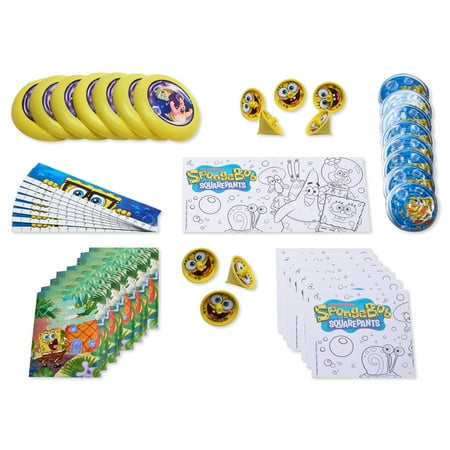 American Greetings SpongeBob SquarePants Favor Pack, 48-Count