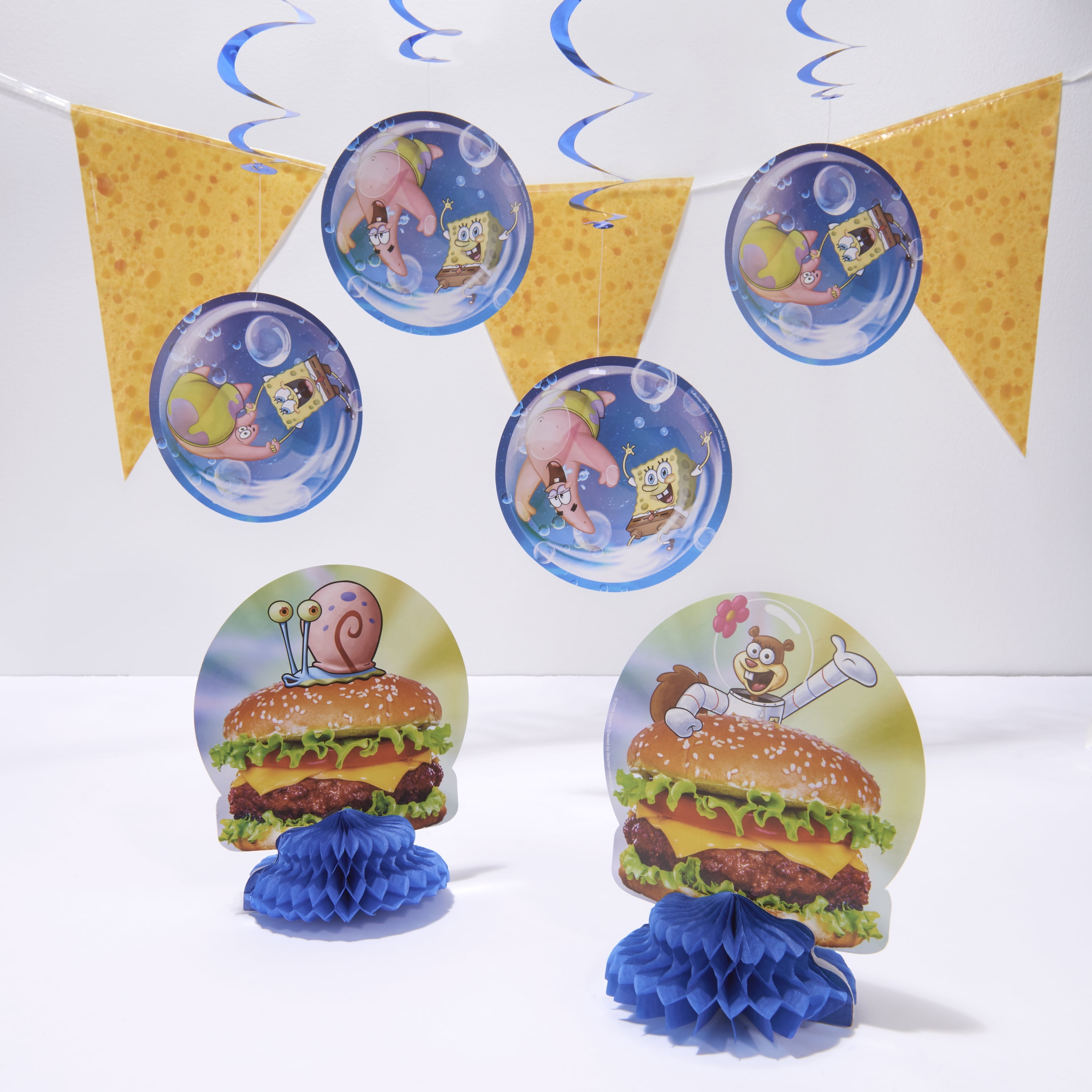 American Greetings SpongeBob SquarePants Table Decoration Kit, 7 Count
