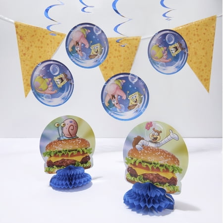 American Greetings SpongeBob SquarePants Table Decoration Kit, 7 Count