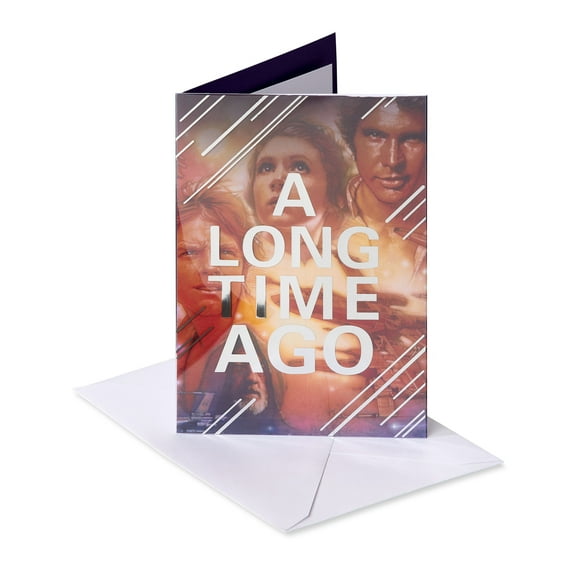 American Greetings Star Wars Birthday Card for Him (A Long Time Ago)
