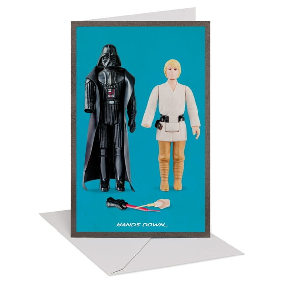 American Greetings Star Wars Luke and Darth Vader Funny Birthday Card for Dad (Best Dad in the Galaxy)