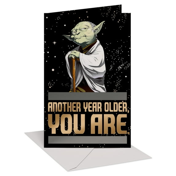 American Greetings Star Wars Yoda Birthday Card (Another Year Older)