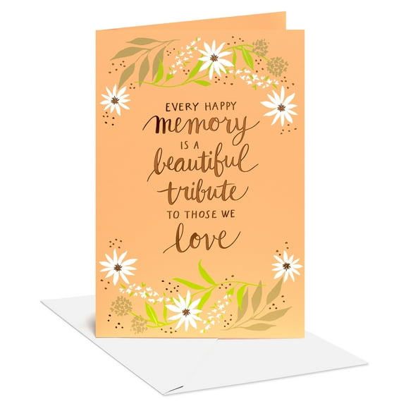 American Greetings Sympathy Card (Beautiful Tribute)