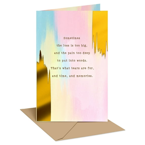 American Greetings Sympathy Card (Comforting Memories)