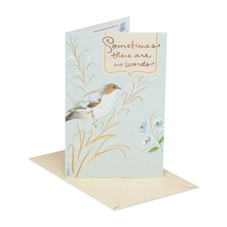 American Greetings Sympathy Card (Sometimes There Are No Words)