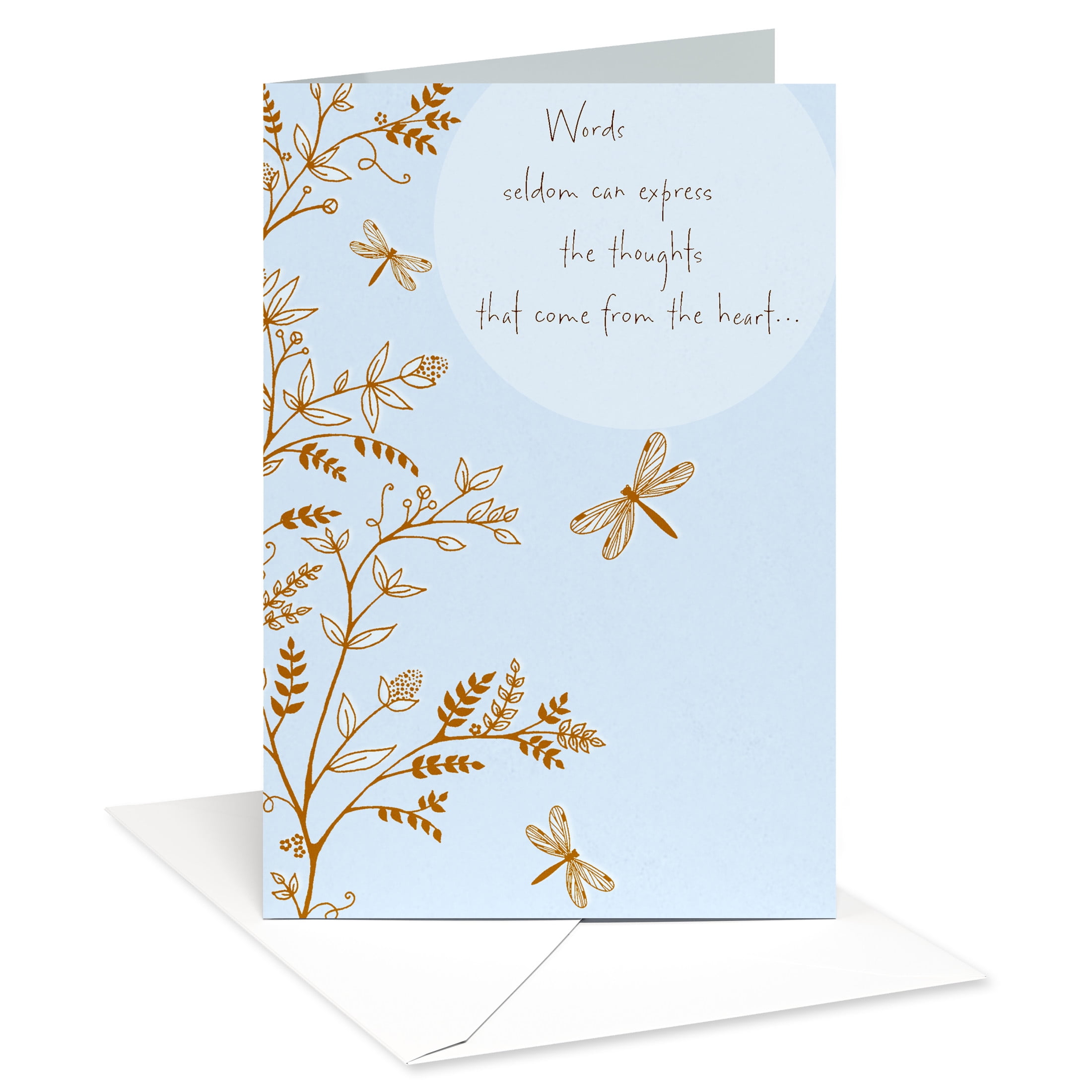 American Greetings Sympathy Card (Thoughts From the Heart)
