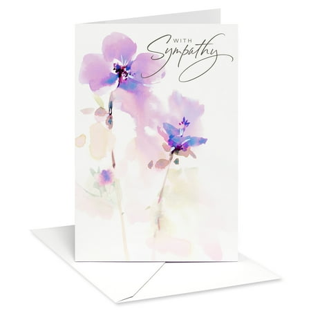 American Greetings Sympathy Card (With Sympathy)
