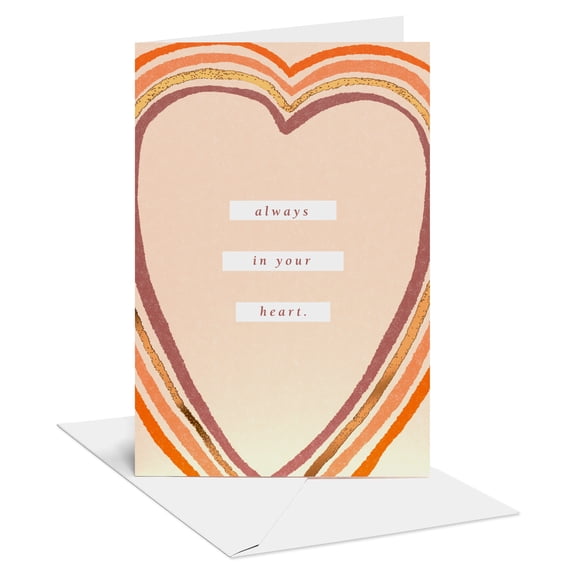 American Greetings Sympathy Card for Loss of Partner (Always in Your Heart)