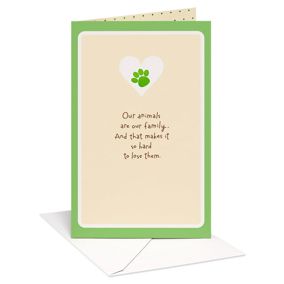 American Greetings Sympathy Card for Loss of Pet (Heartfelt Comfort)