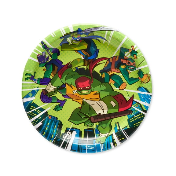 American Greetings Teenage Mutant Ninja Turtles Paper Dinner Plates, 8-Count
