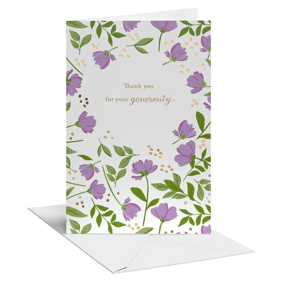 American Greetings Thank You Card (Appreciated)