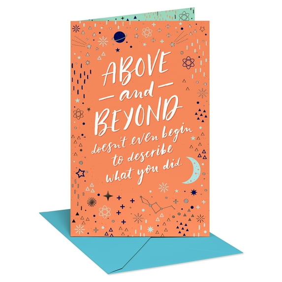 American Greetings Thank You Card (Celestial Appreciation)