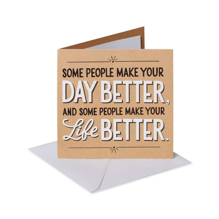 American Greetings Thank You Card (Day Better)