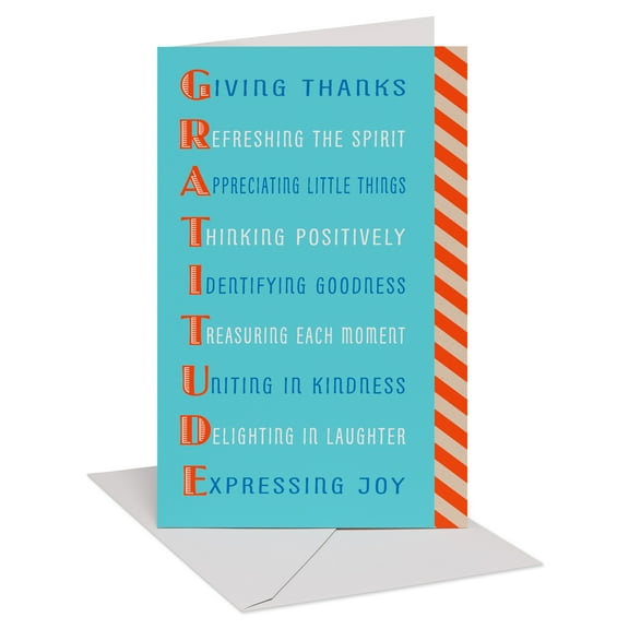 American Greetings Thank You Card for Everyone (Gratitude in Colors)